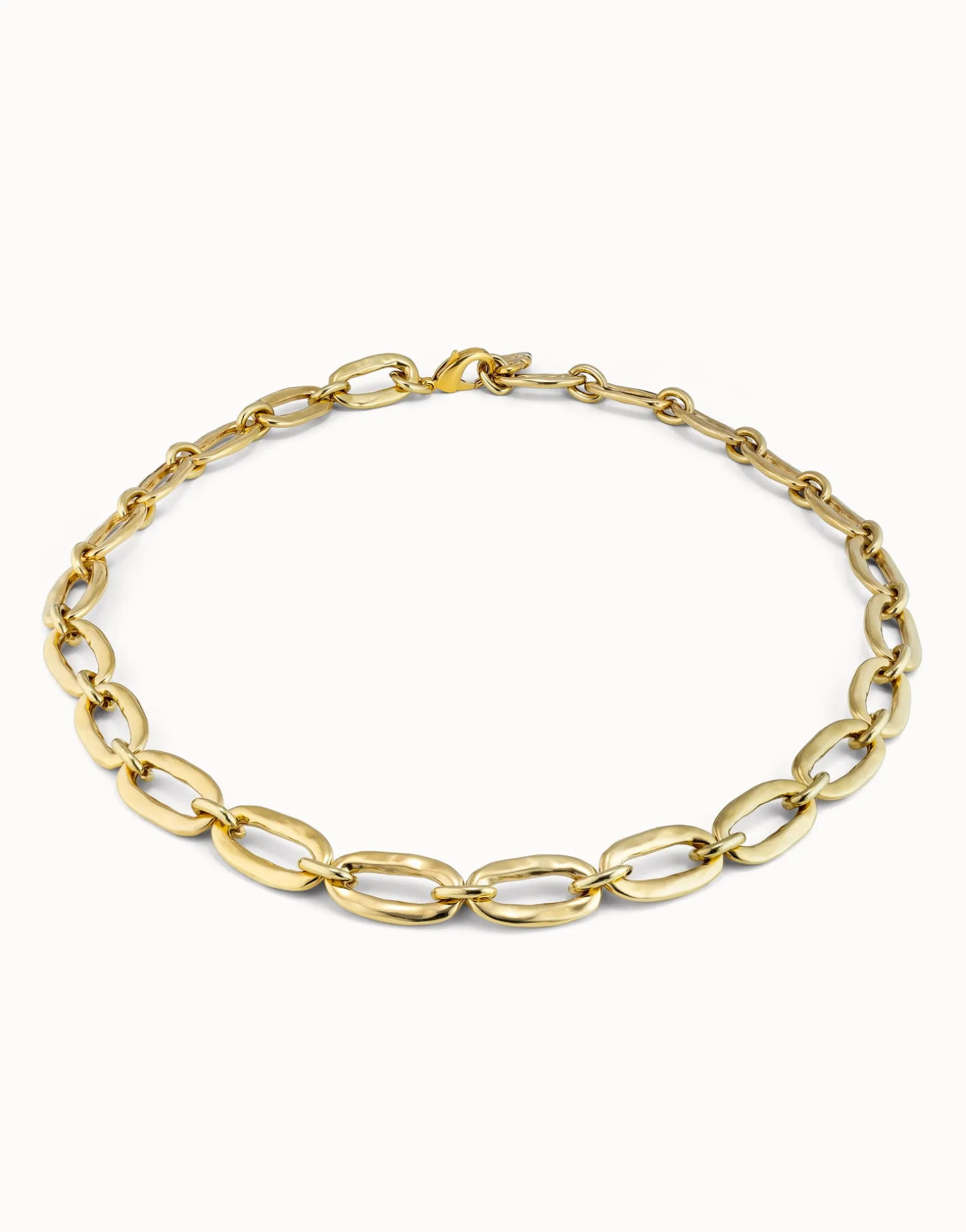 Collar de eslabones bañado en oro de 18k