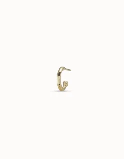 Piercing bañado en oro de 18k de aro