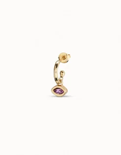 Piercing bañado en oro de 18k de aro