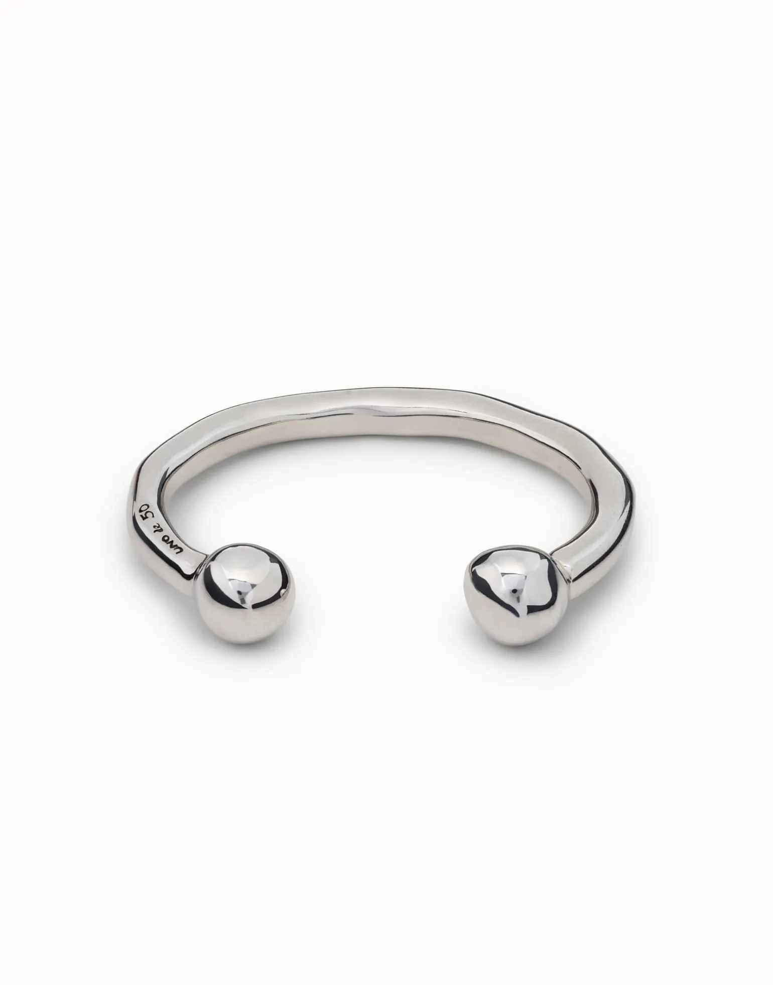 Pulsera bañada en plata de ley diseño clásico para mujer