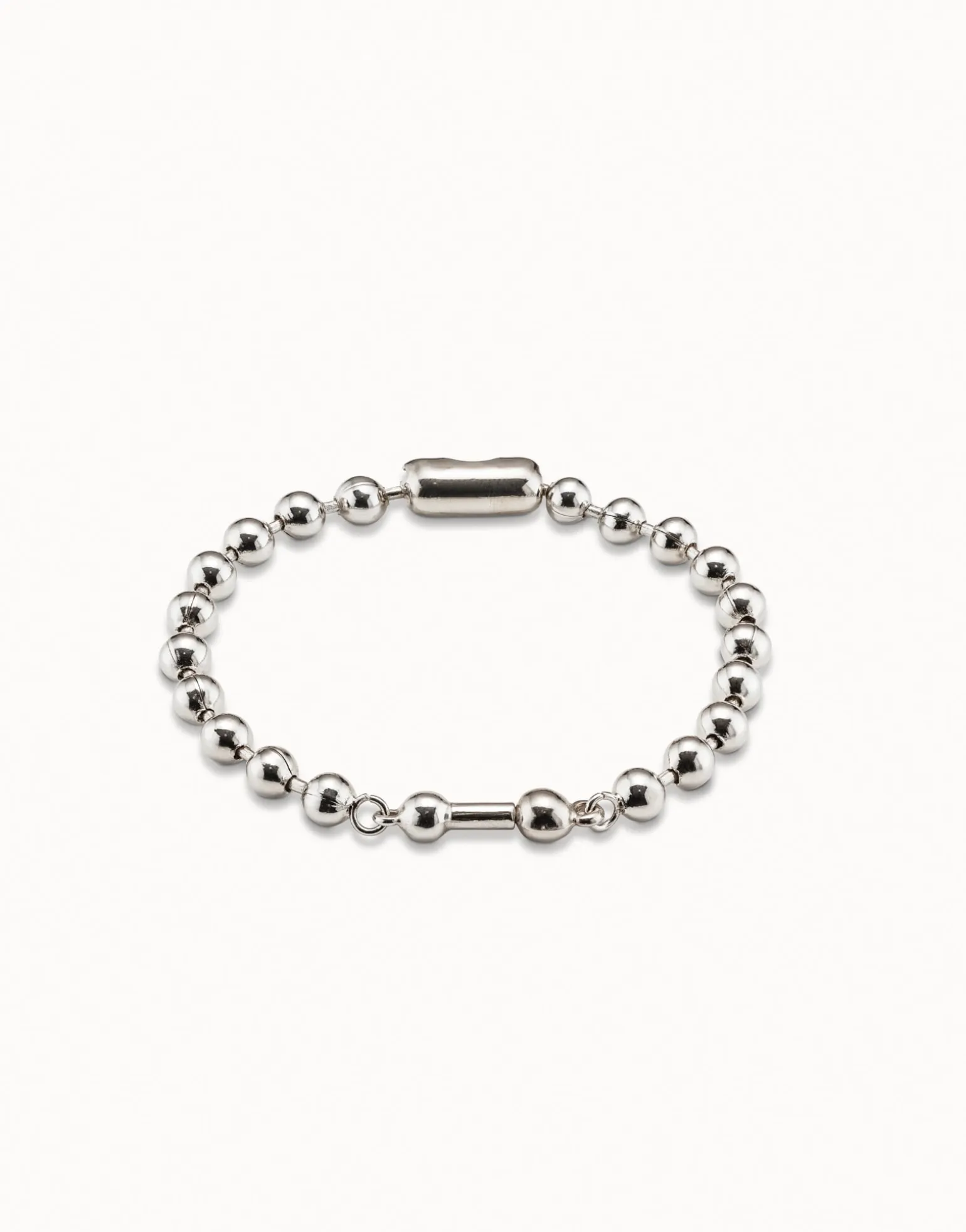 Pulsera de cadena bañada en plata de ley