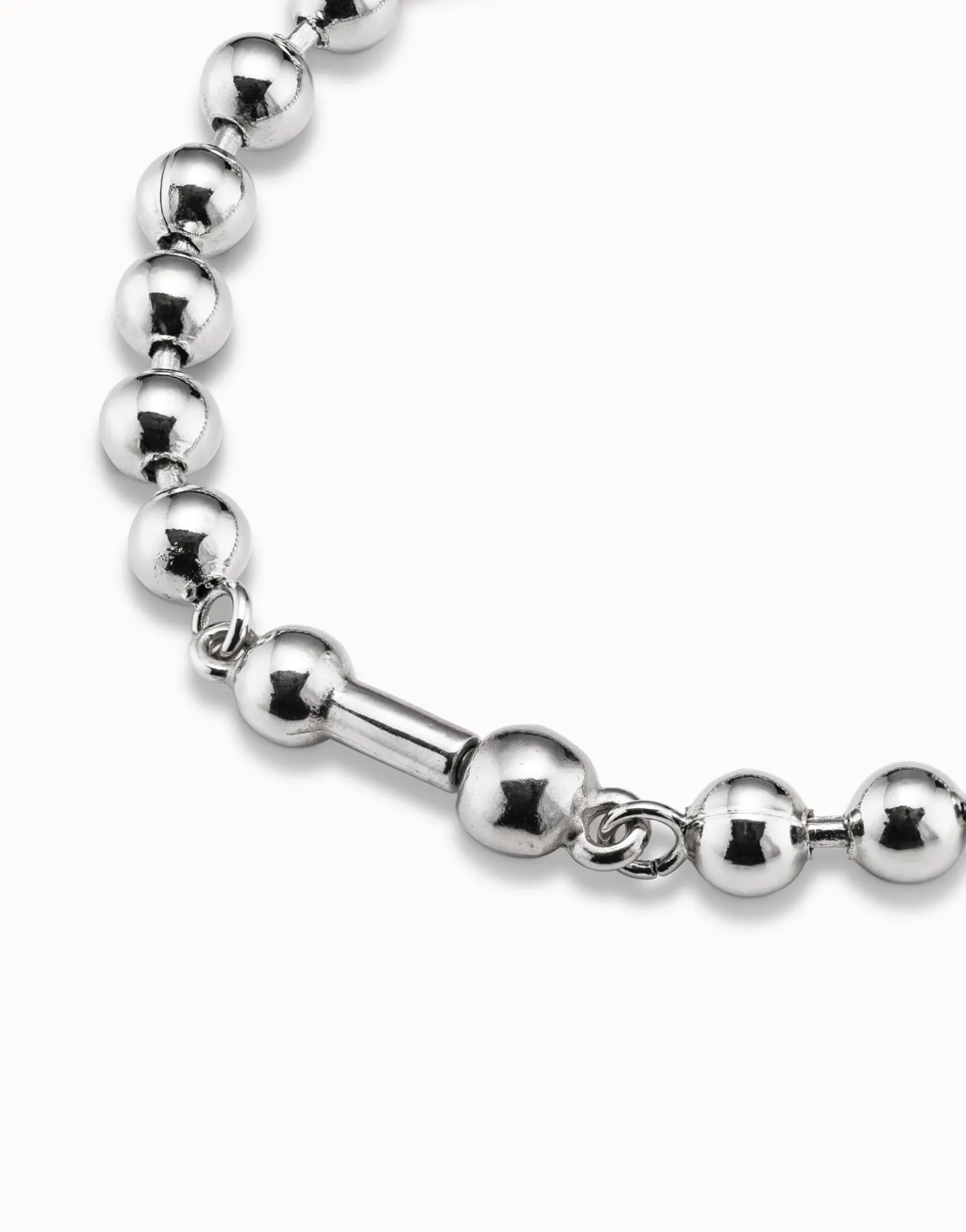 Pulsera de cadena bañada en plata de ley